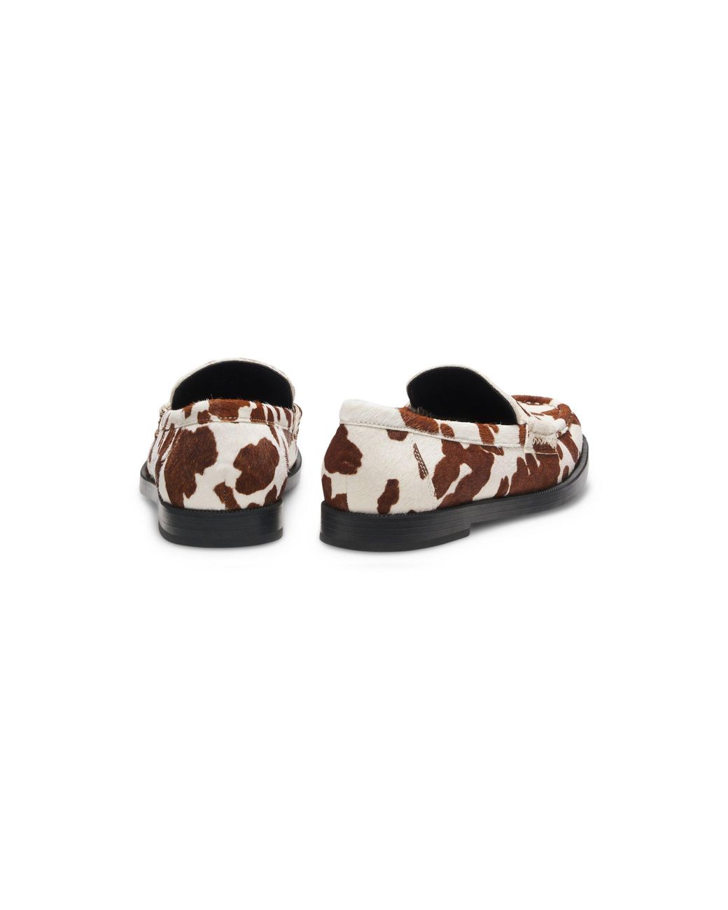 HUGO Brown Semi-Squared Loafers With Tonal Hardware