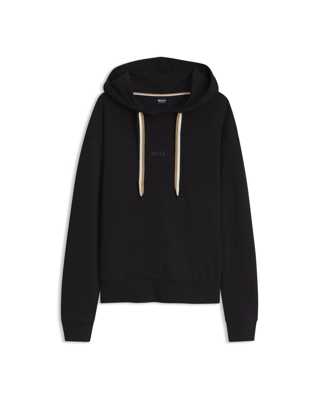 Boss Black Logo-Detail Hoodie