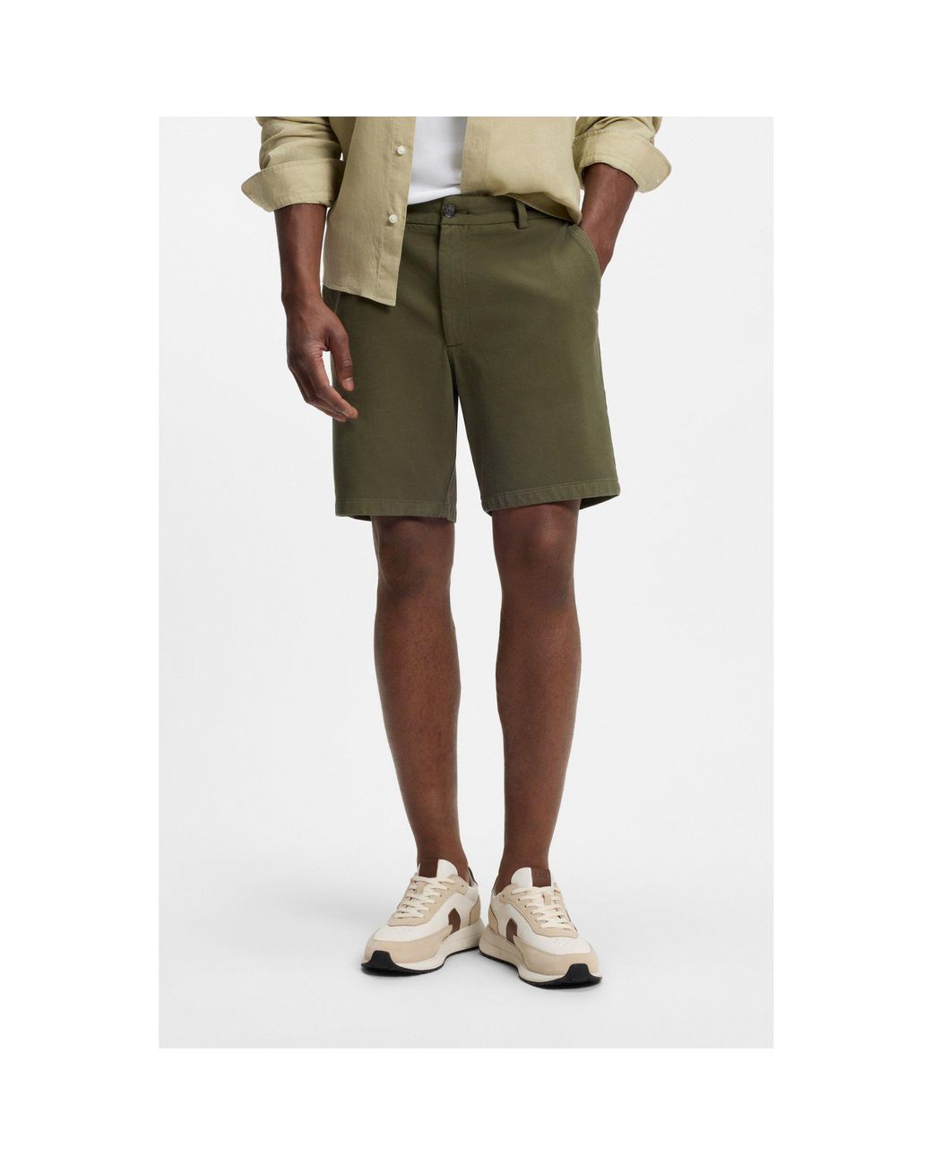 Boss Green Modern-Fit Shorts for men