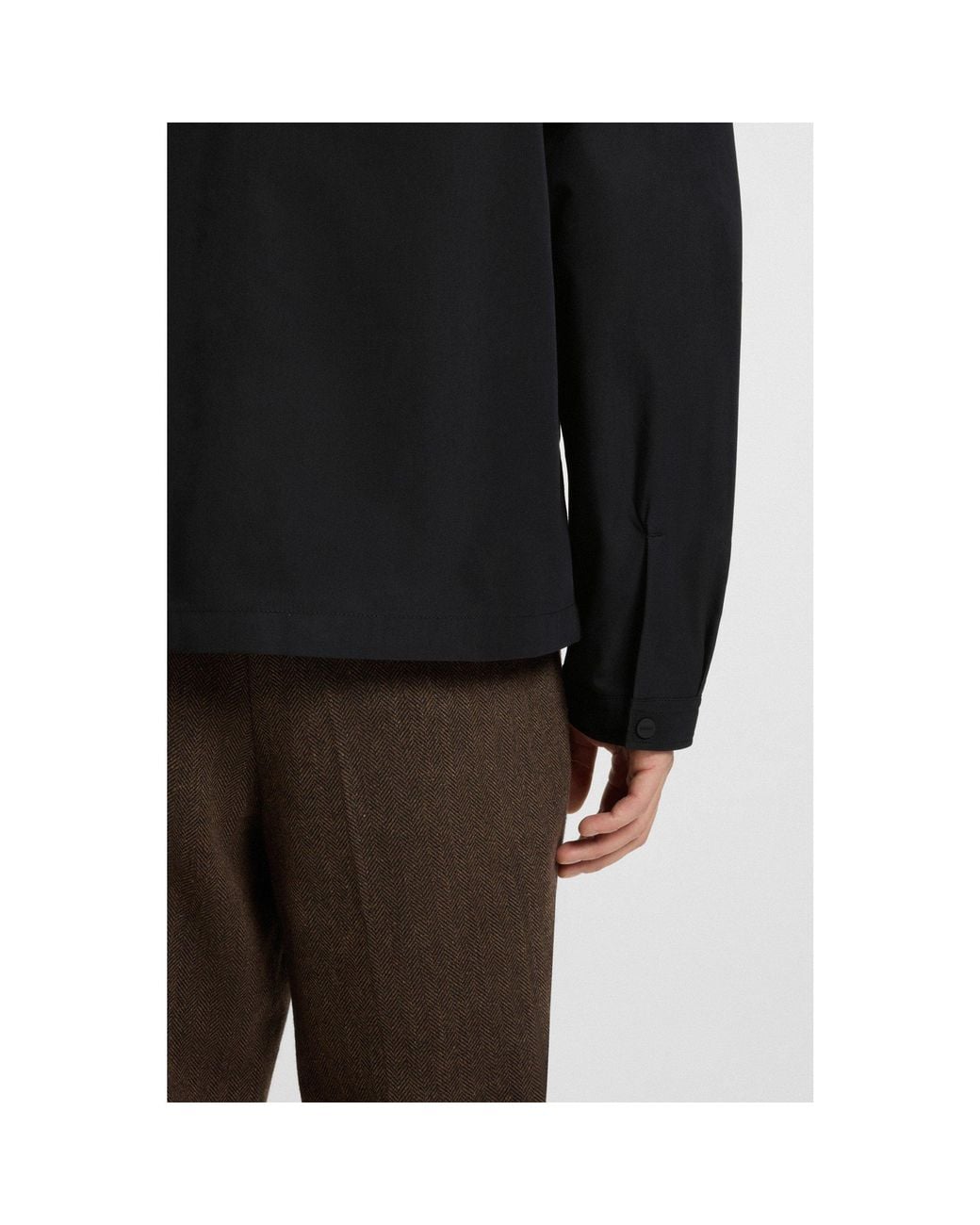 HUGO Blue S Overshirt Black L for men