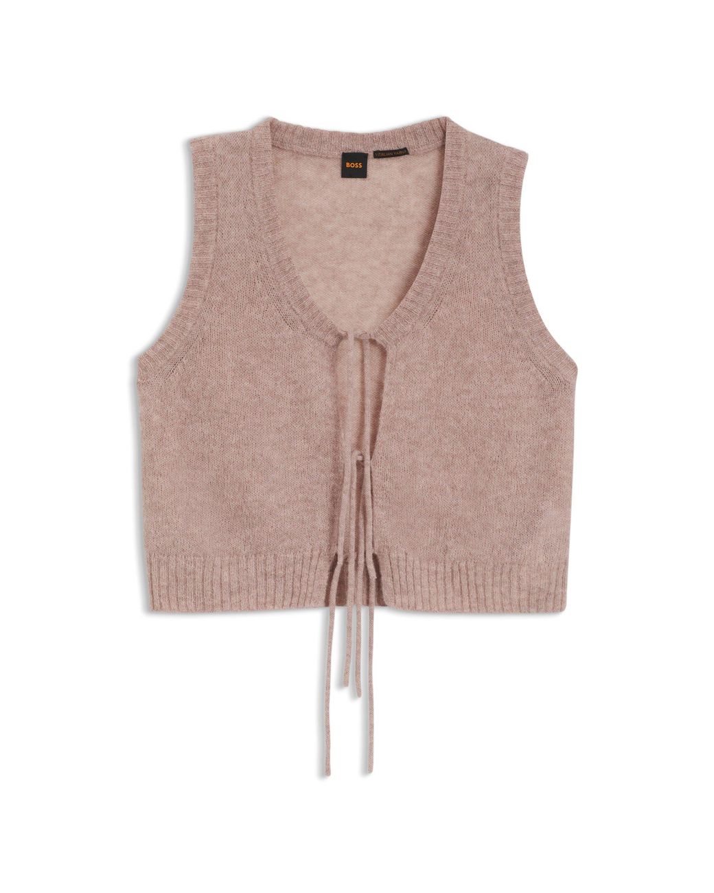 Boss Blue Tie-Front Cardigan