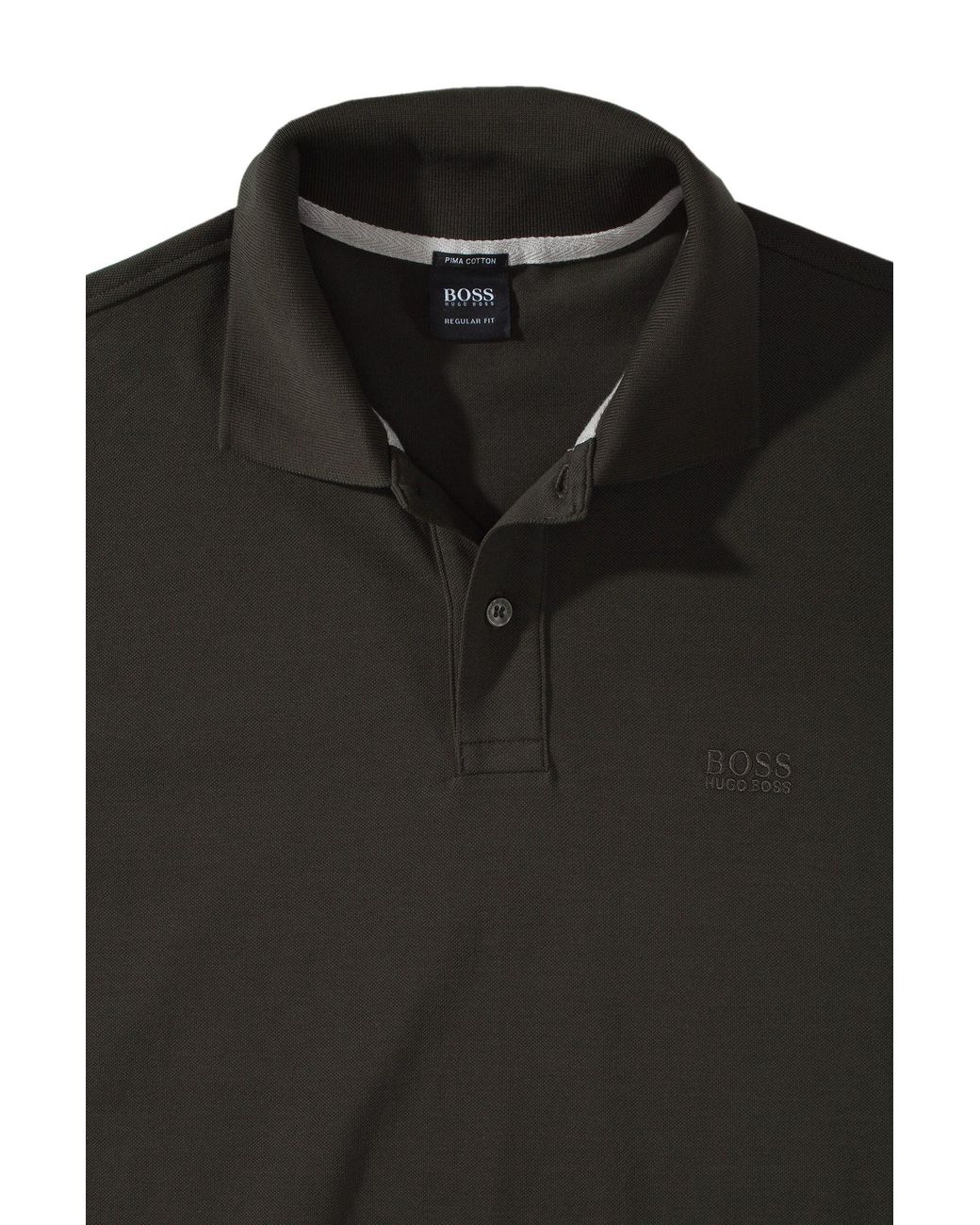 tragedie konsulent Uskyldig BOSS by HUGO BOSS Polo Shirt 'firenze/logo Modern Essential' in Black for  Men | Lyst Canada