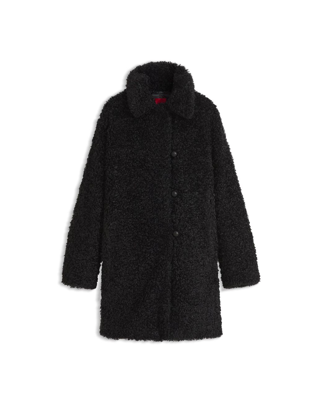 HUGO Black Relaxed-Fit Coat