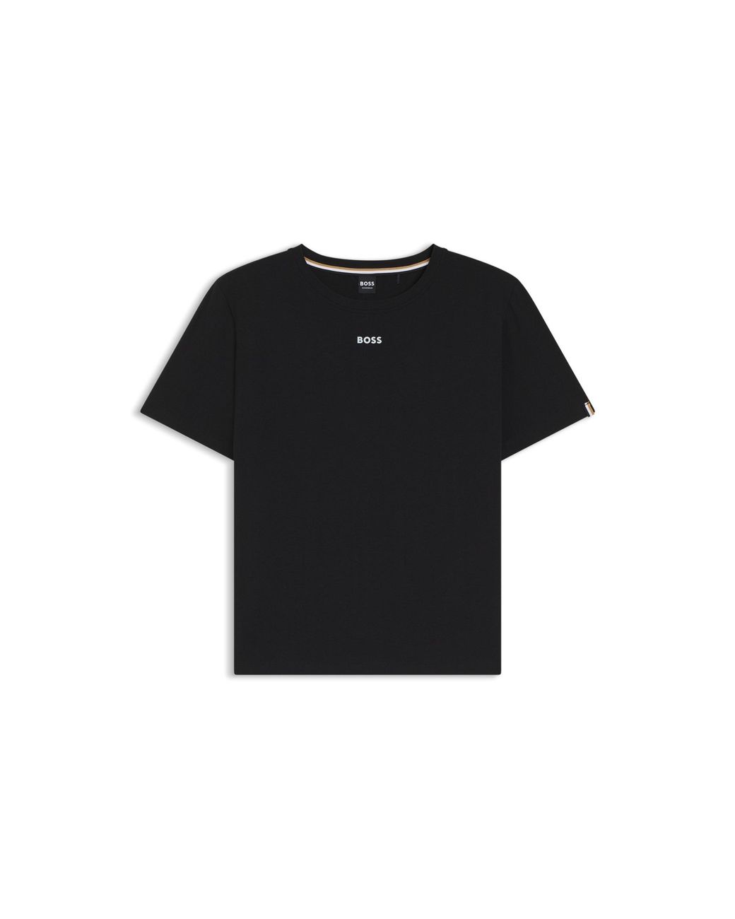 Boss Black Stretch-Cotton Pyjama T-Shirt