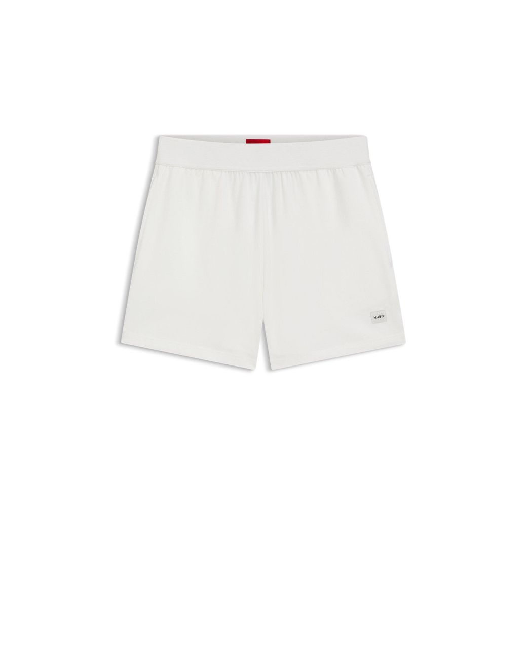 HUGO White Regular-Fit Loungewear Bottoms