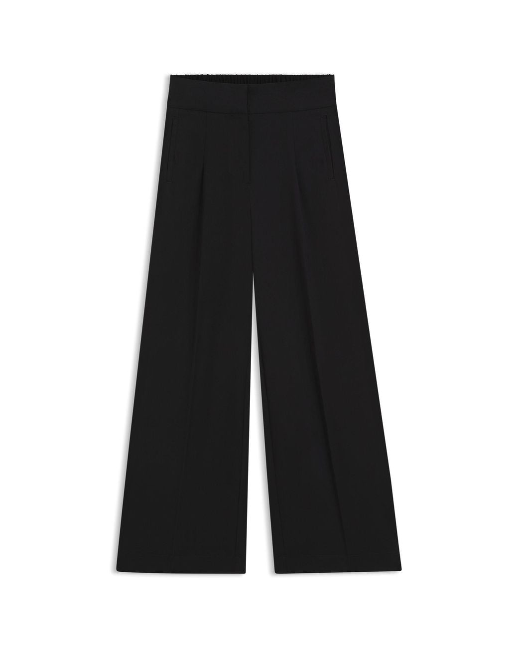 Boss Black Straight-Fit Trousers With Pleat Front