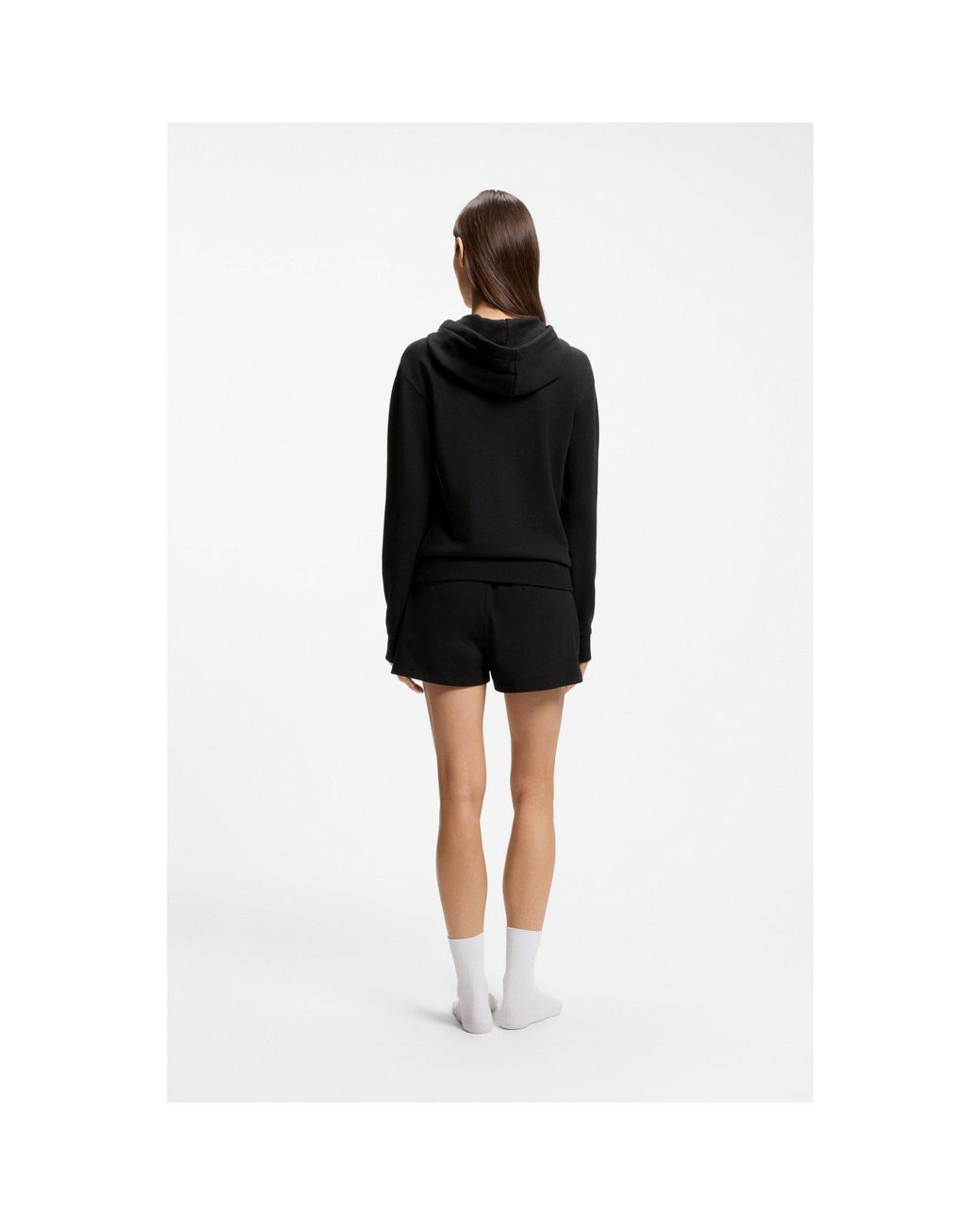 Boss Black Logo-Detail Hoodie