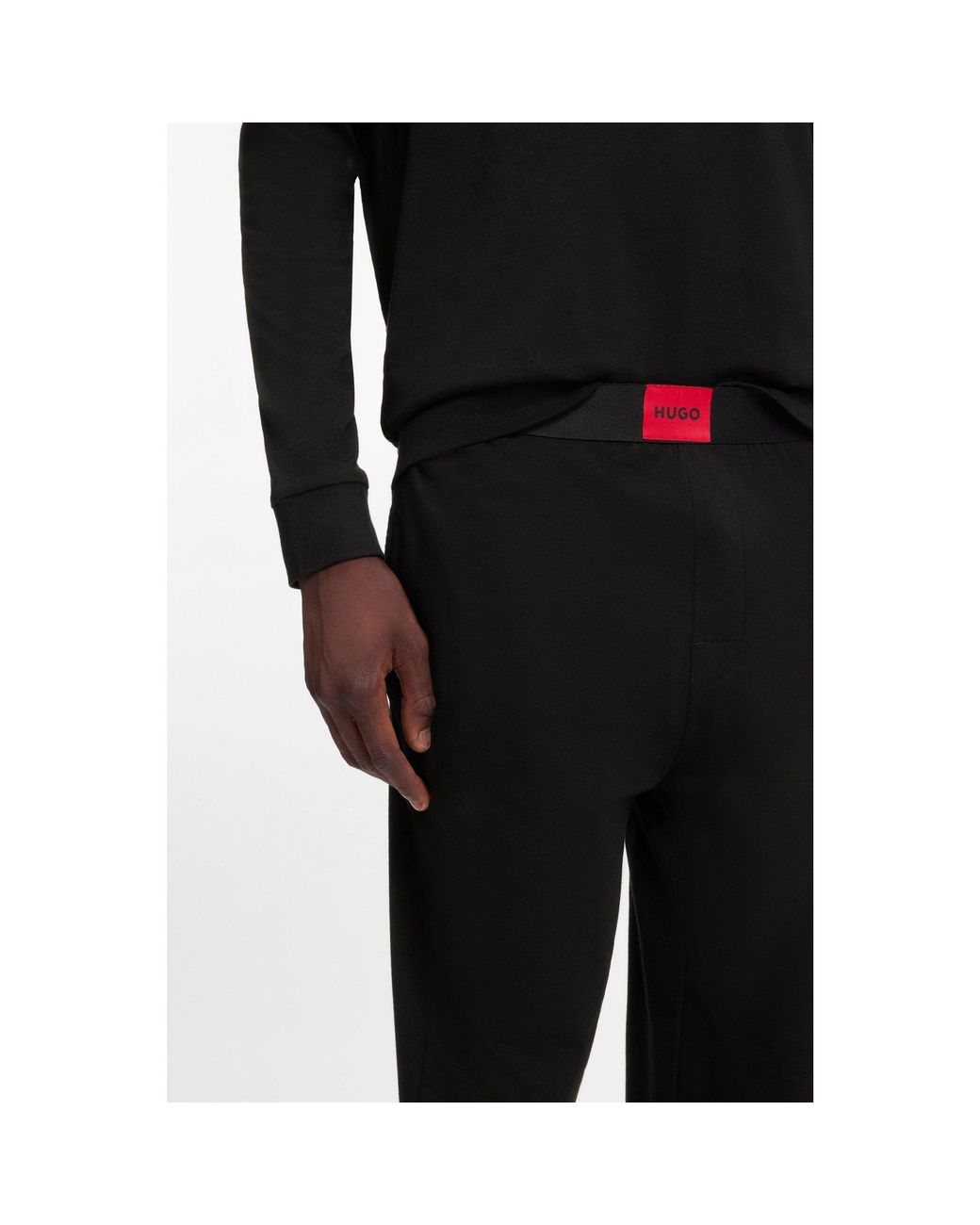 HUGO Black Gift-Boxed Pyjama Set for men