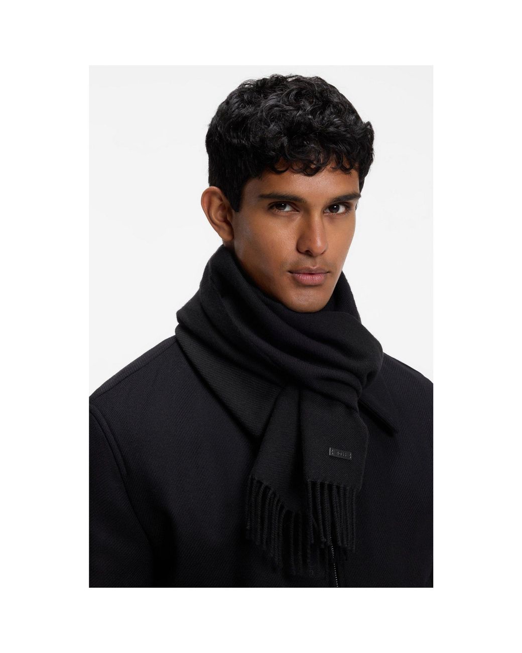 Boss Black Italian-Made Scarf for men