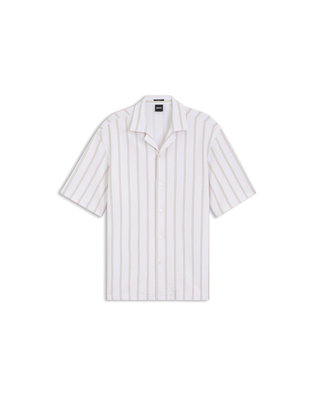 Boss White Relaxed-Fit Shirt for men