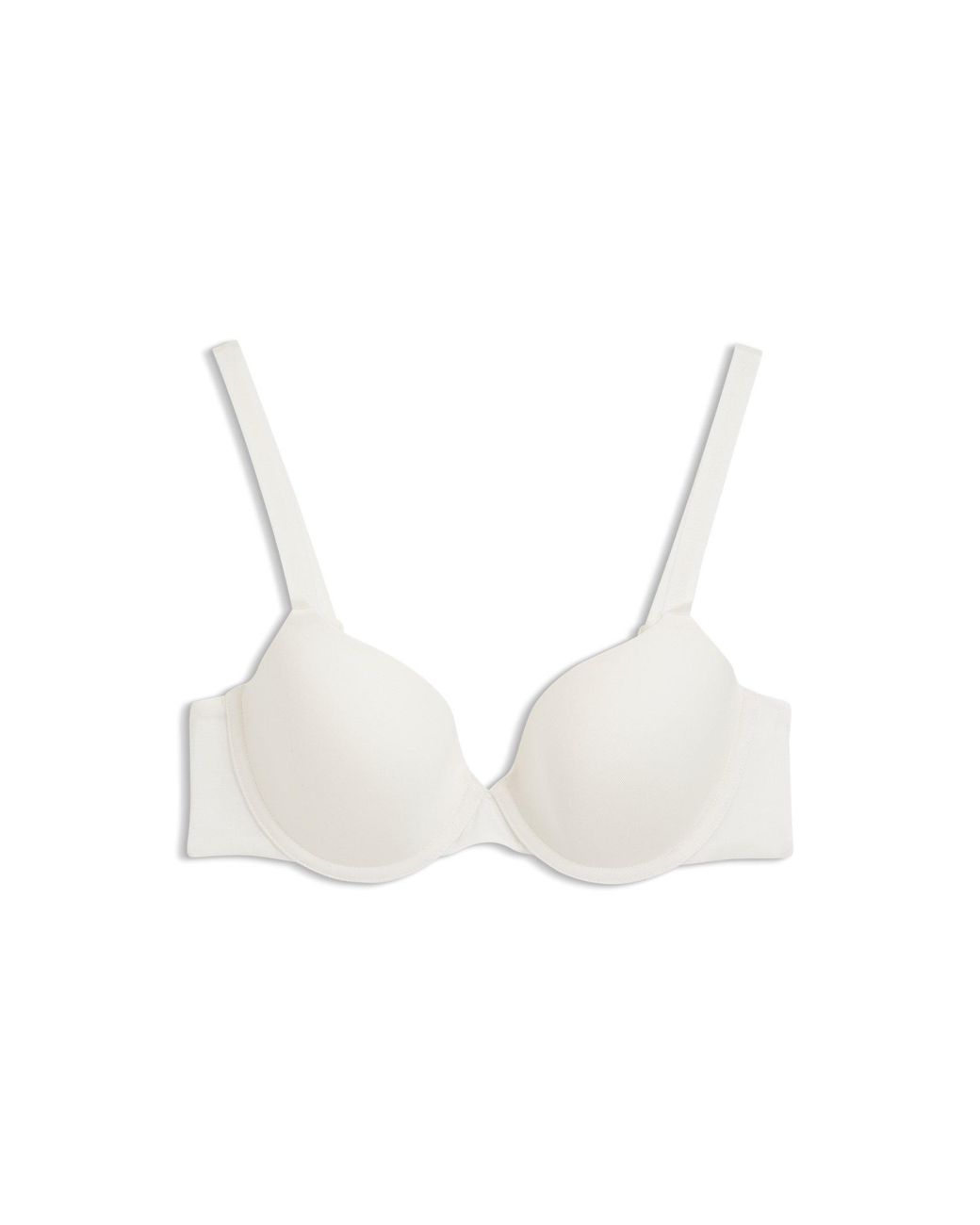 Boss Brown Stretch-Jersey Underwire Bra With Logo Straps