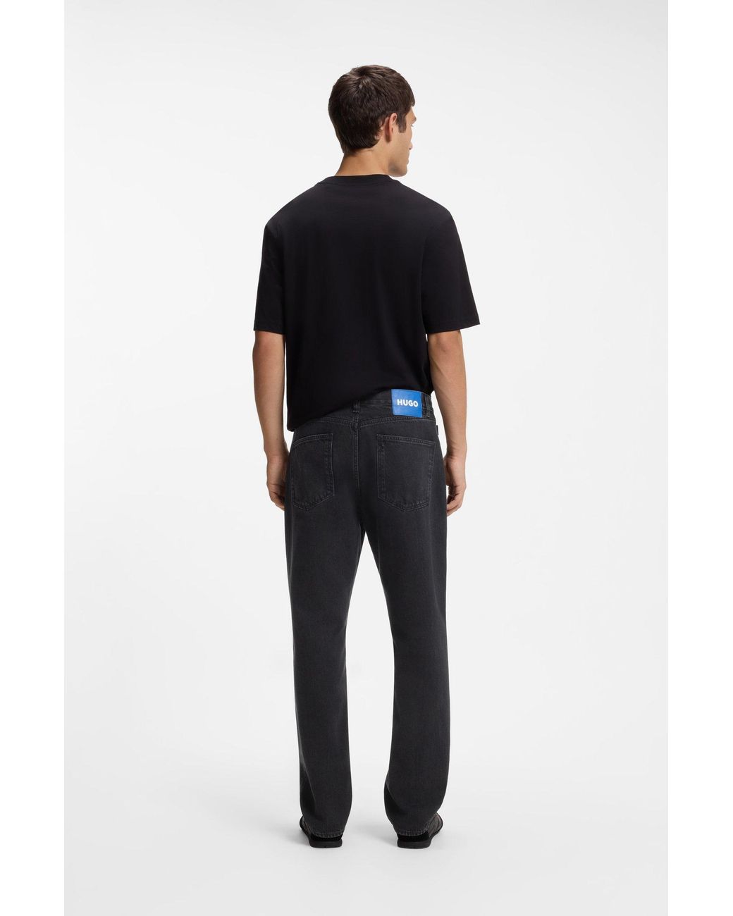 Vaqueros Regular Fit En Denim HUGO de hombre de color Blue
