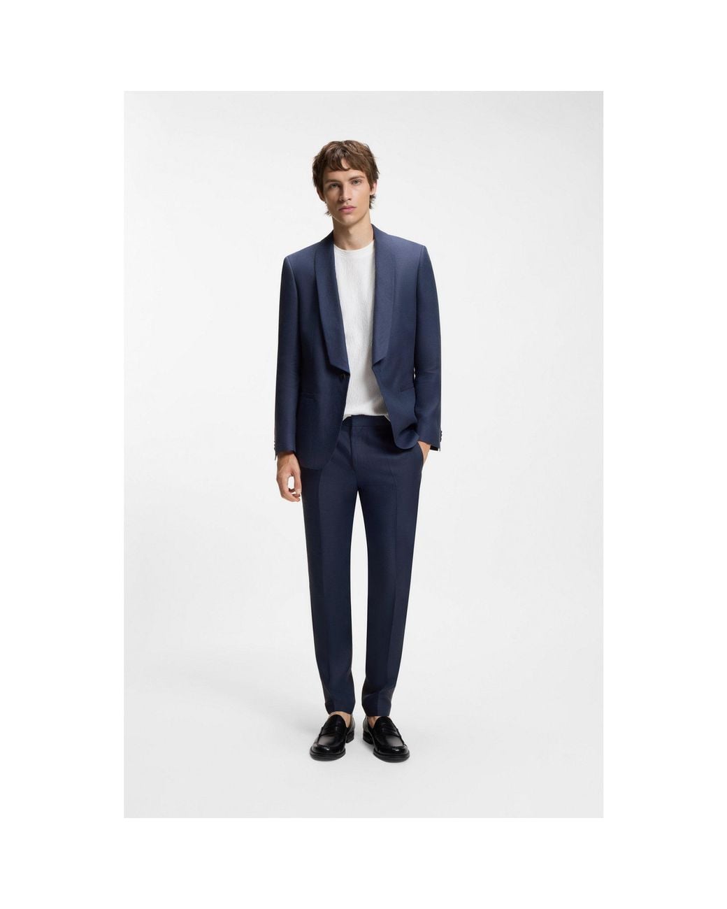 HUGO Blue Slim-Fit Suit for men