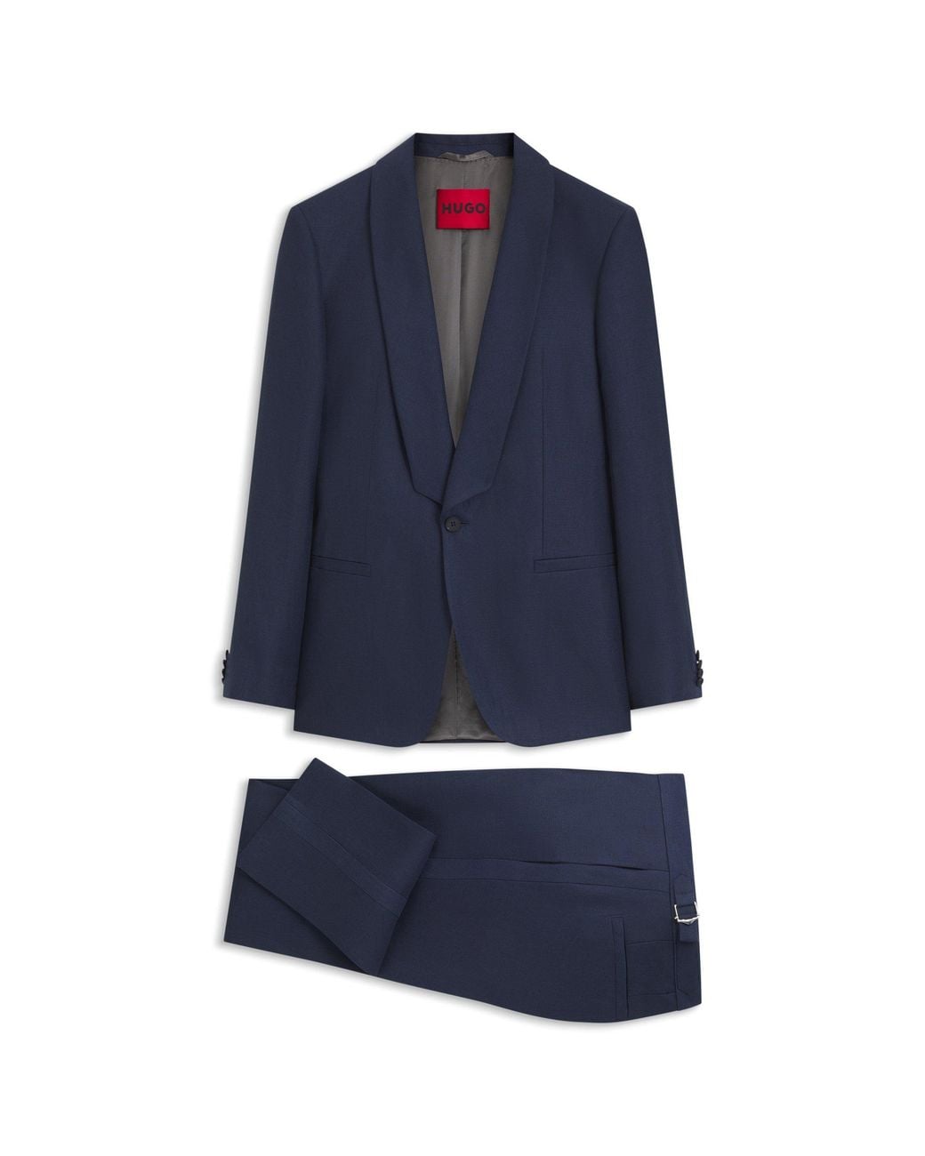 HUGO Blue Slim-Fit Suit for men