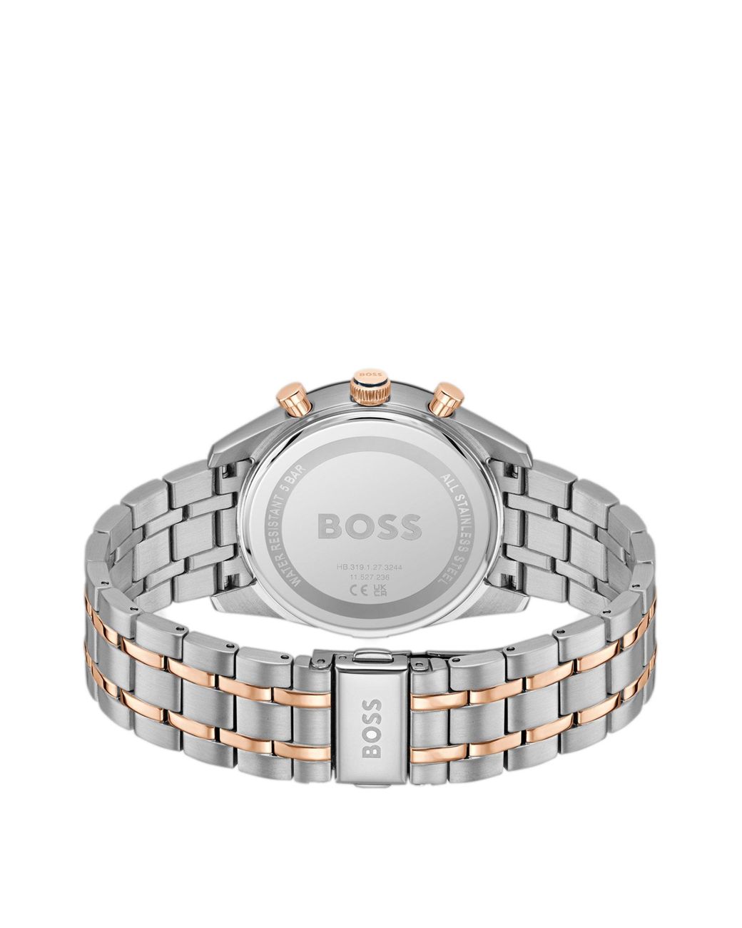 Boss Horloge Met Blauwe Wijzerplaat En Tweekleurige Polsband in het Blue voor heren