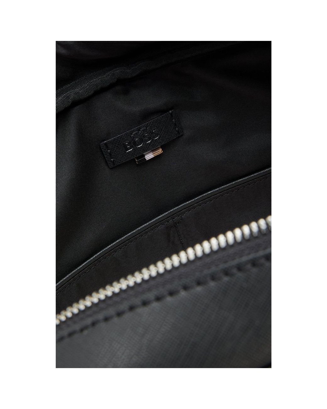 Boss Black Versatile Document Case With Detachable Strap for men