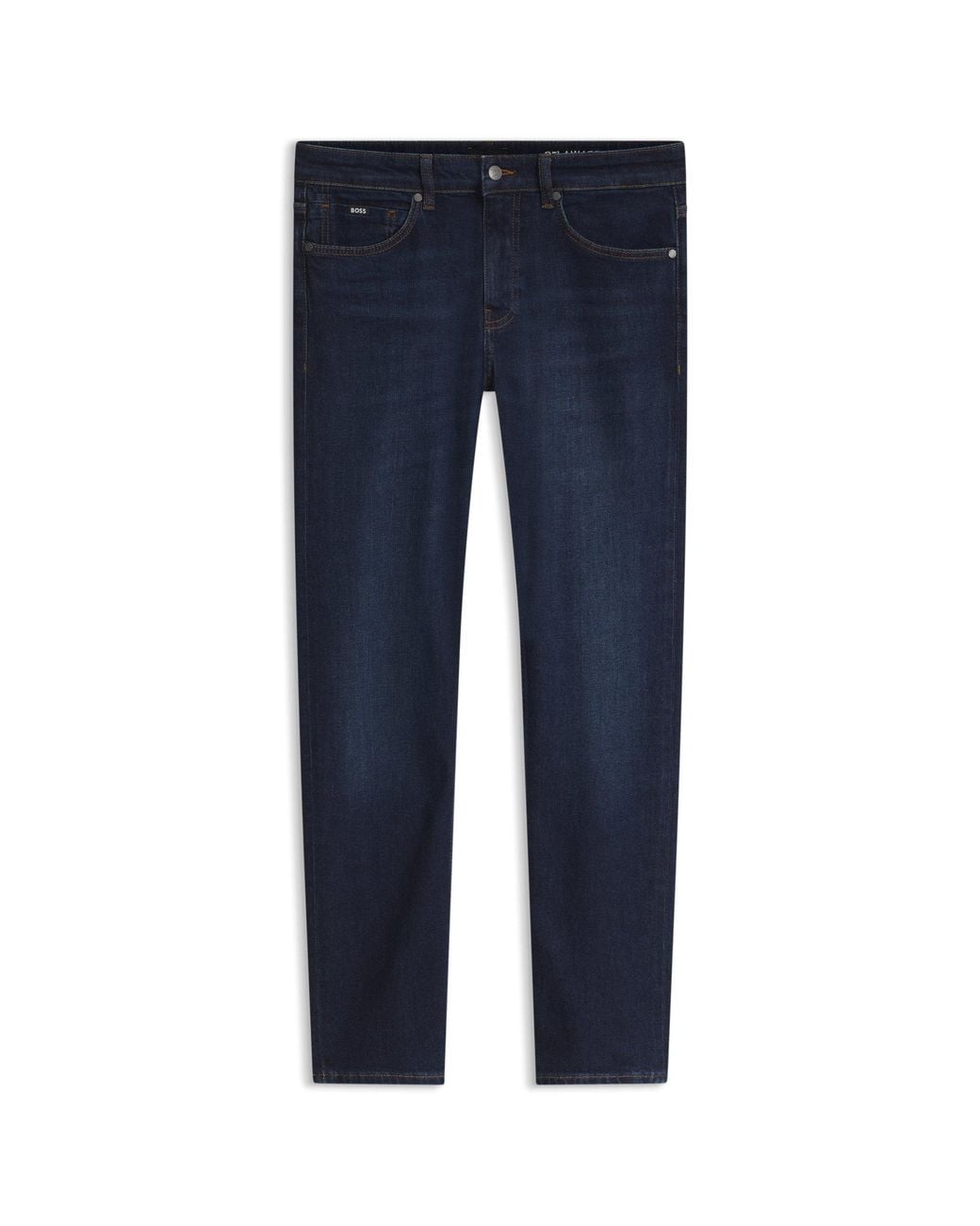 Boss Blue Delaware Slim-Fit Jeans for men