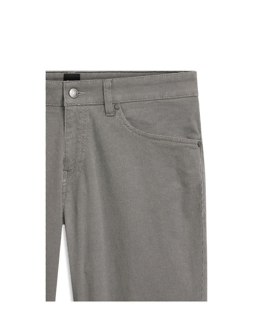 Boss Gray Maine Regular-Fit Trousers for men