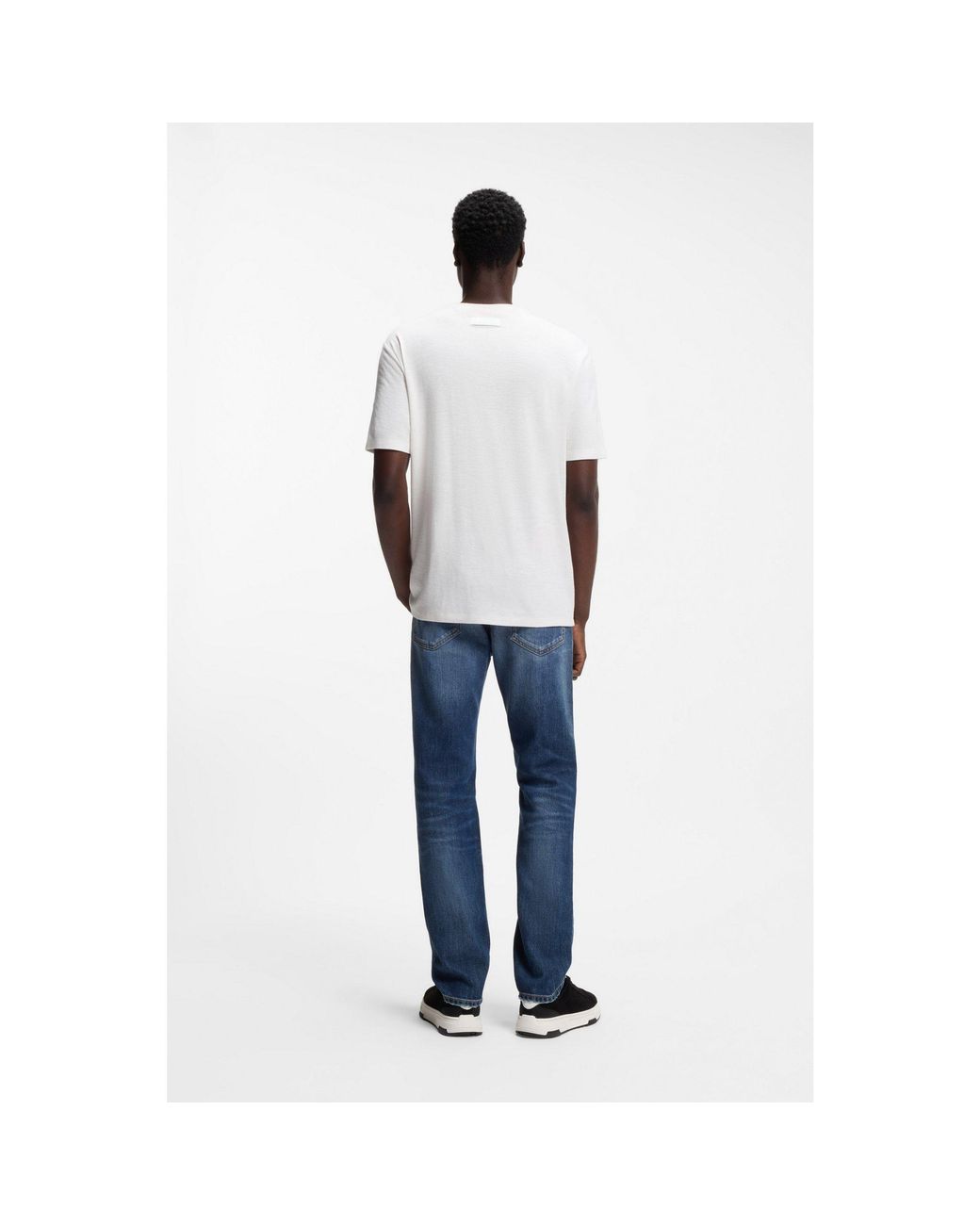 HUGO White Slim-Fit T-Shirt for men