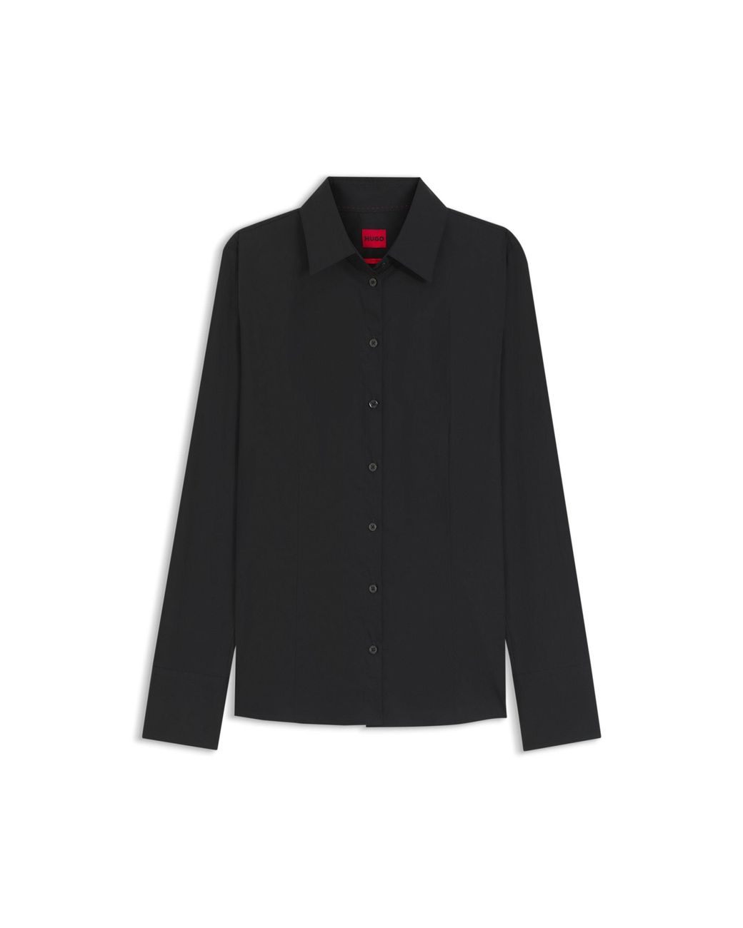 HUGO Black Slim-Fit Blouse