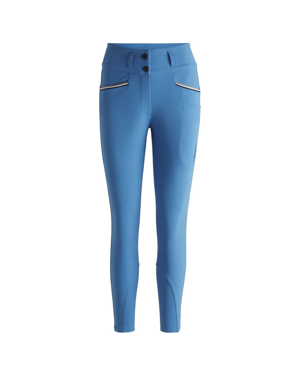 Boss Blue Equestrian Full-Grip Breeches With Four-Way Stretch