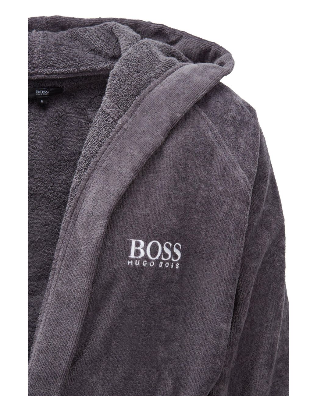hugo boss hooded dressing gown