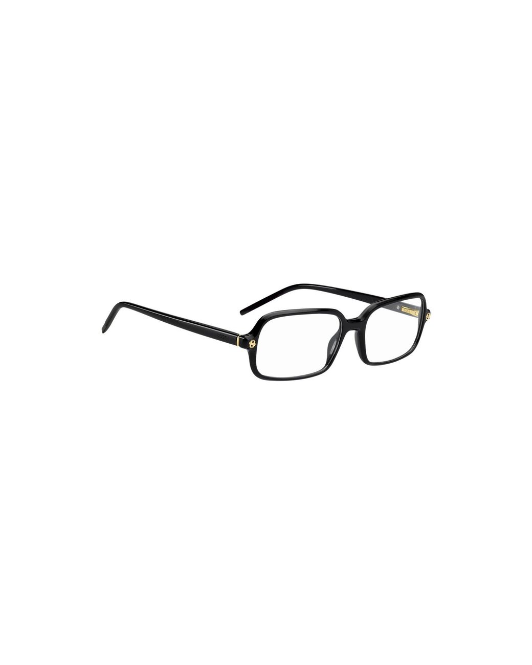 Boss Black Acetate Optical Frames With Rose--Tone Trims