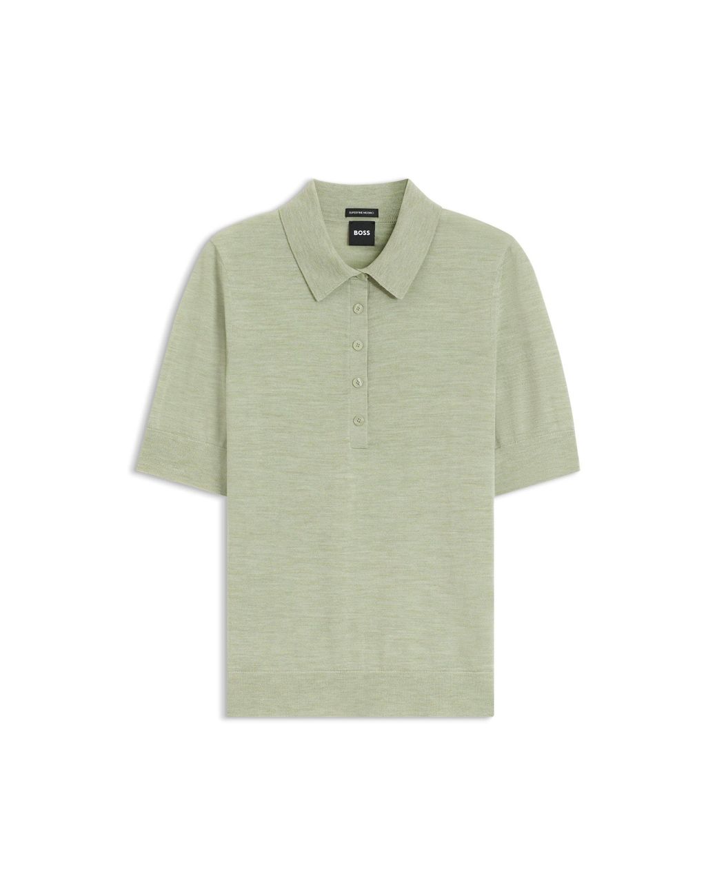 Boss Green Merino-Wool Knit Polo