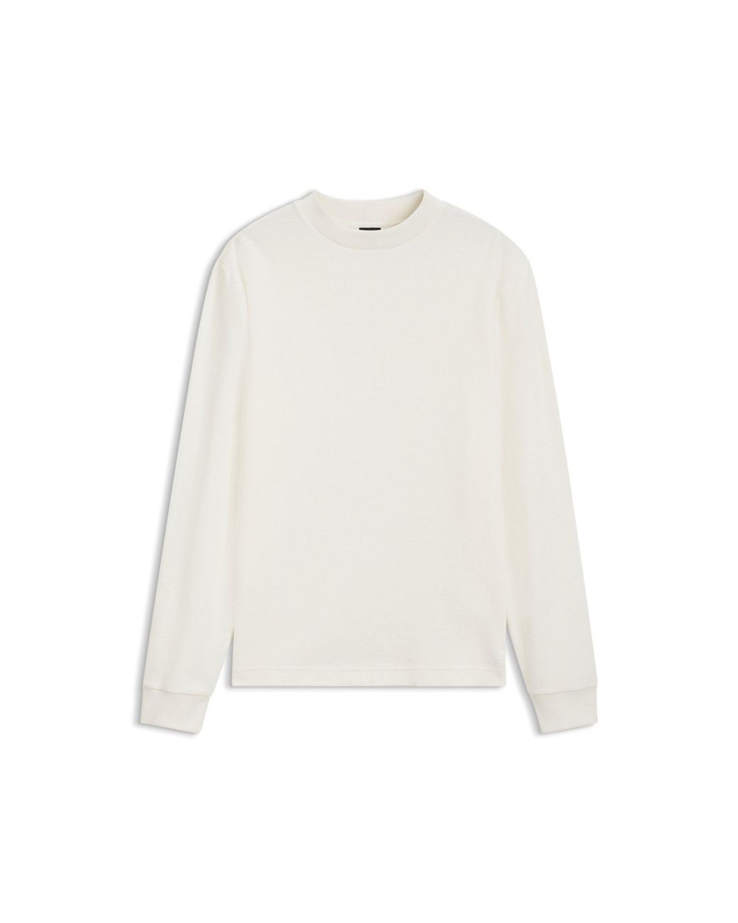 Boss White Long-Sleeved T-Shirt for men