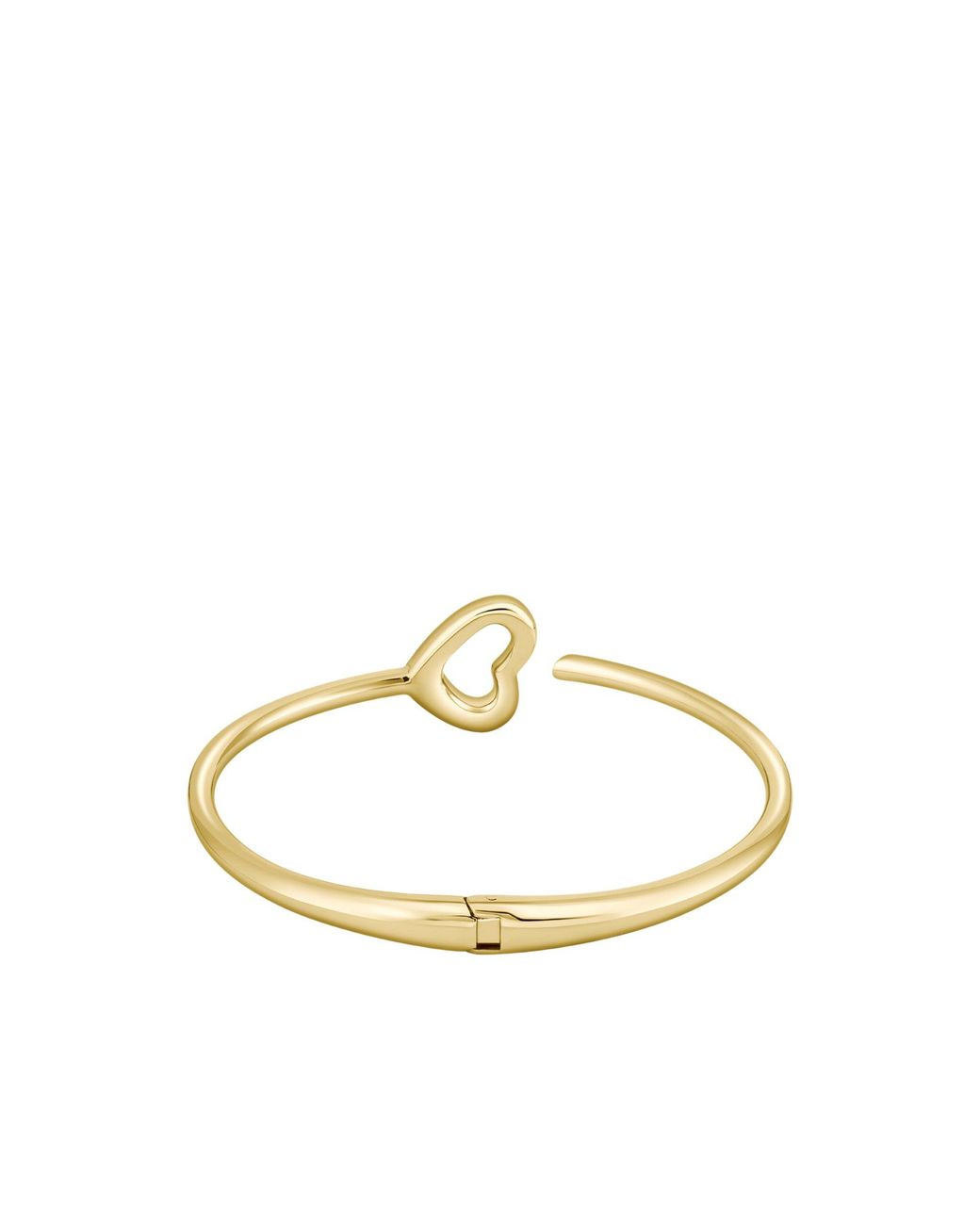 Boss Metallic Tone Bangle With Open-Heart Detail