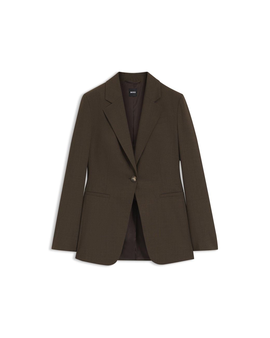Boss Natural Single-Breasted Blazer