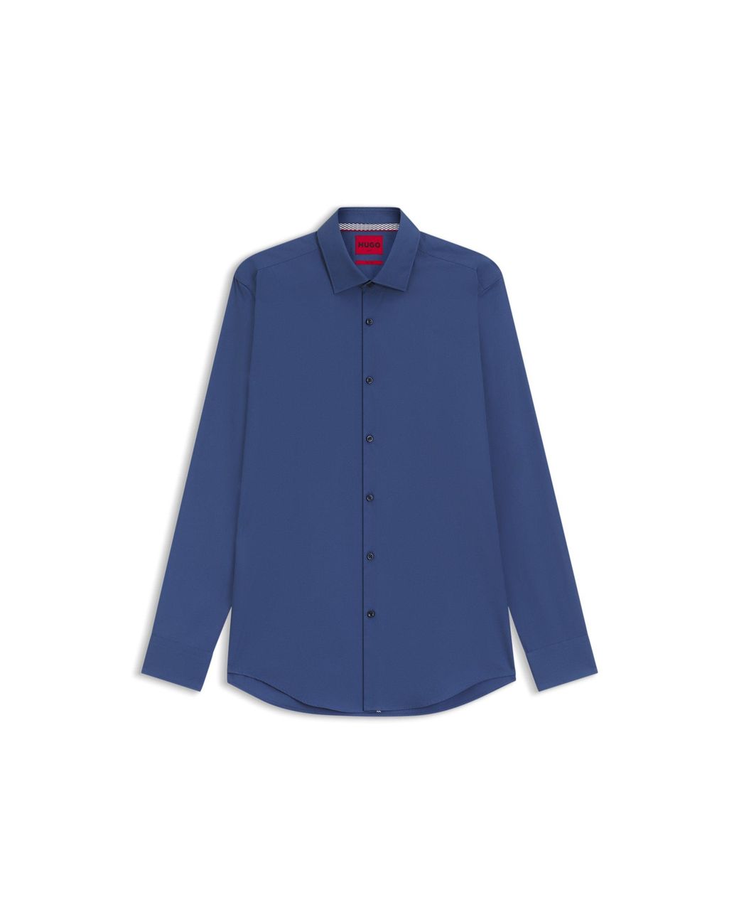 HUGO Blue Slim-Fit Shirt for men