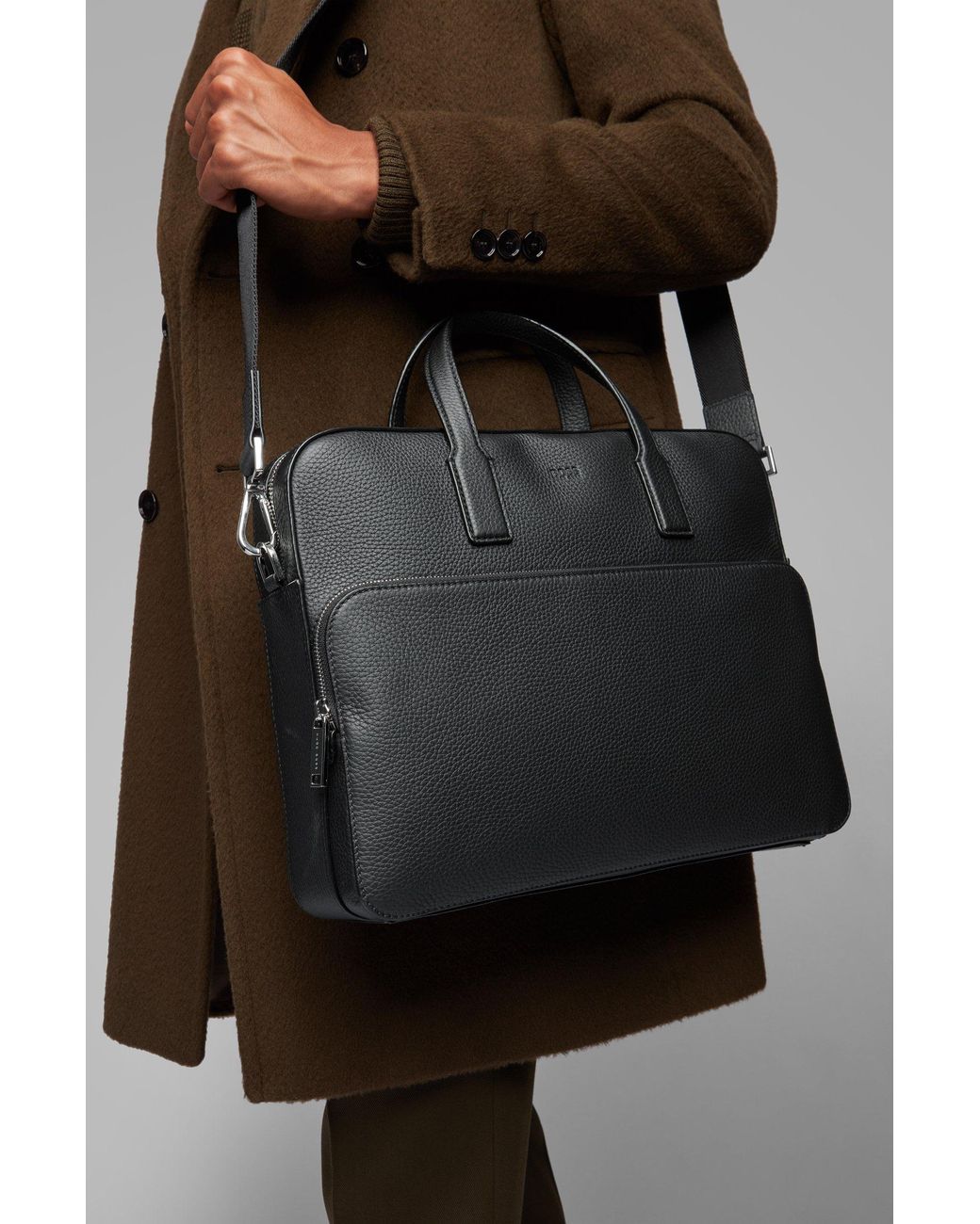 hugo boss document bag
