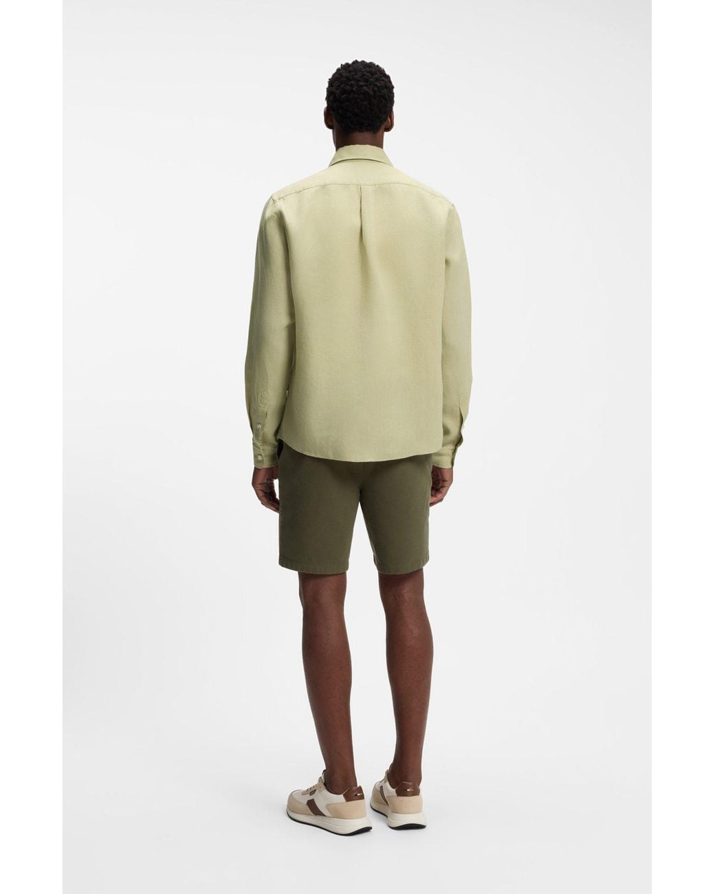 Camicia Regular-Fit di Boss in Green da Uomo