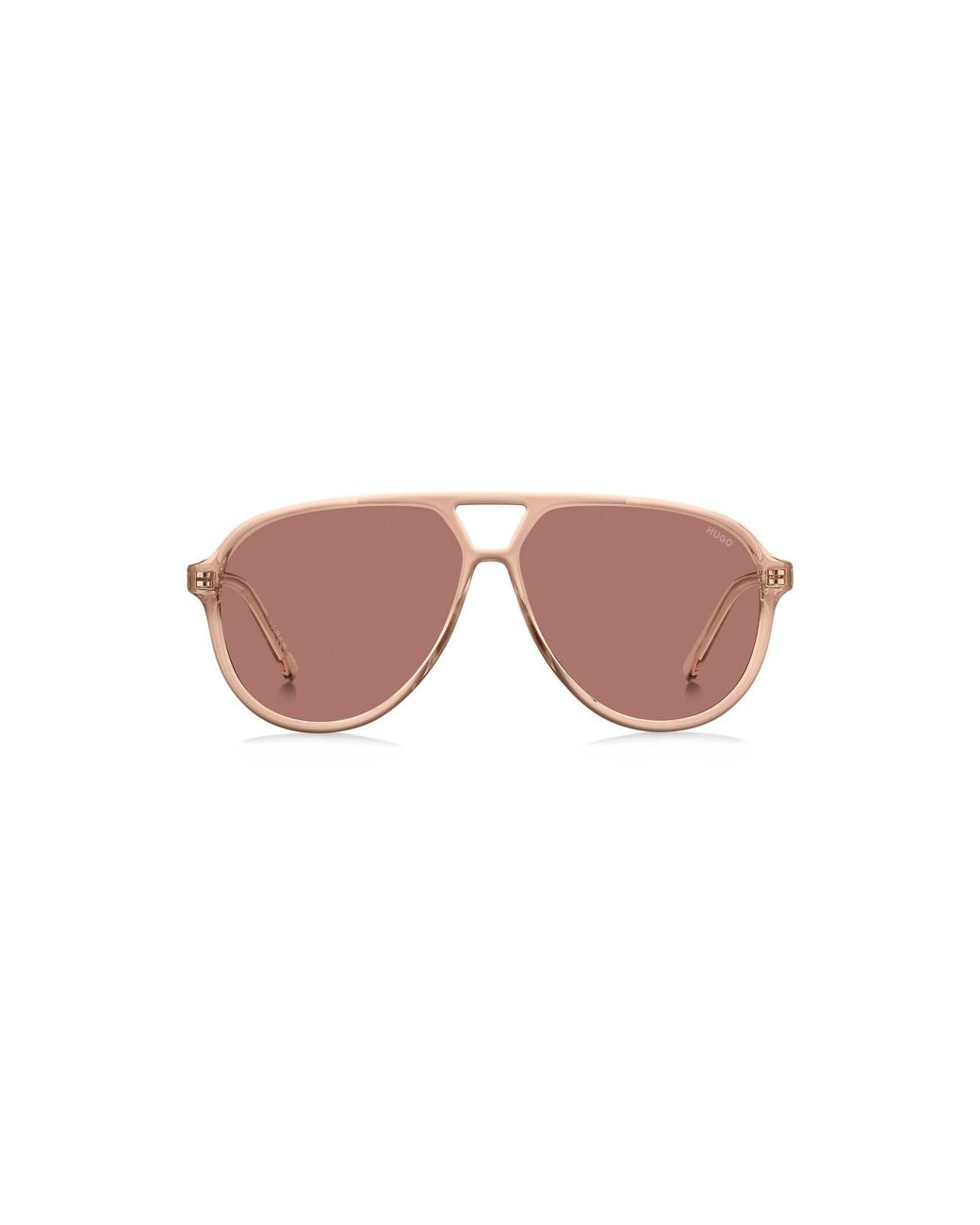 HUGO Pink Double-Bridge Sunglasses