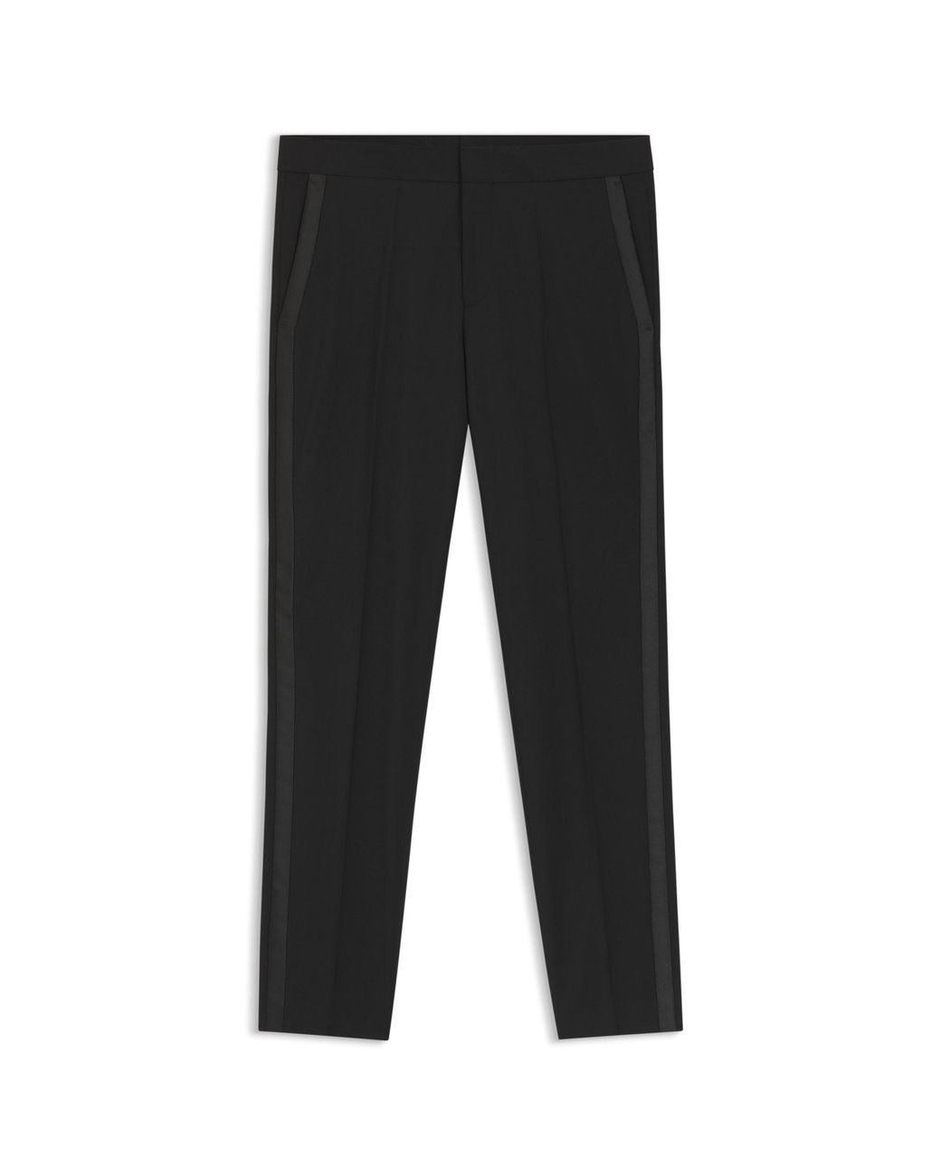 HUGO Black Extra-Slim-Fit Trousers for men