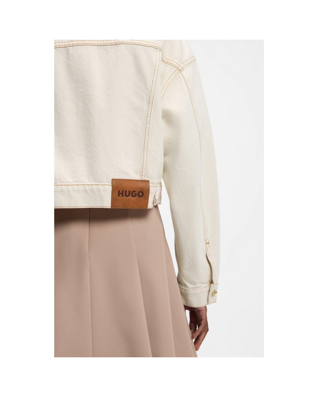 HUGO Natural Relaxed-Fit Jacket