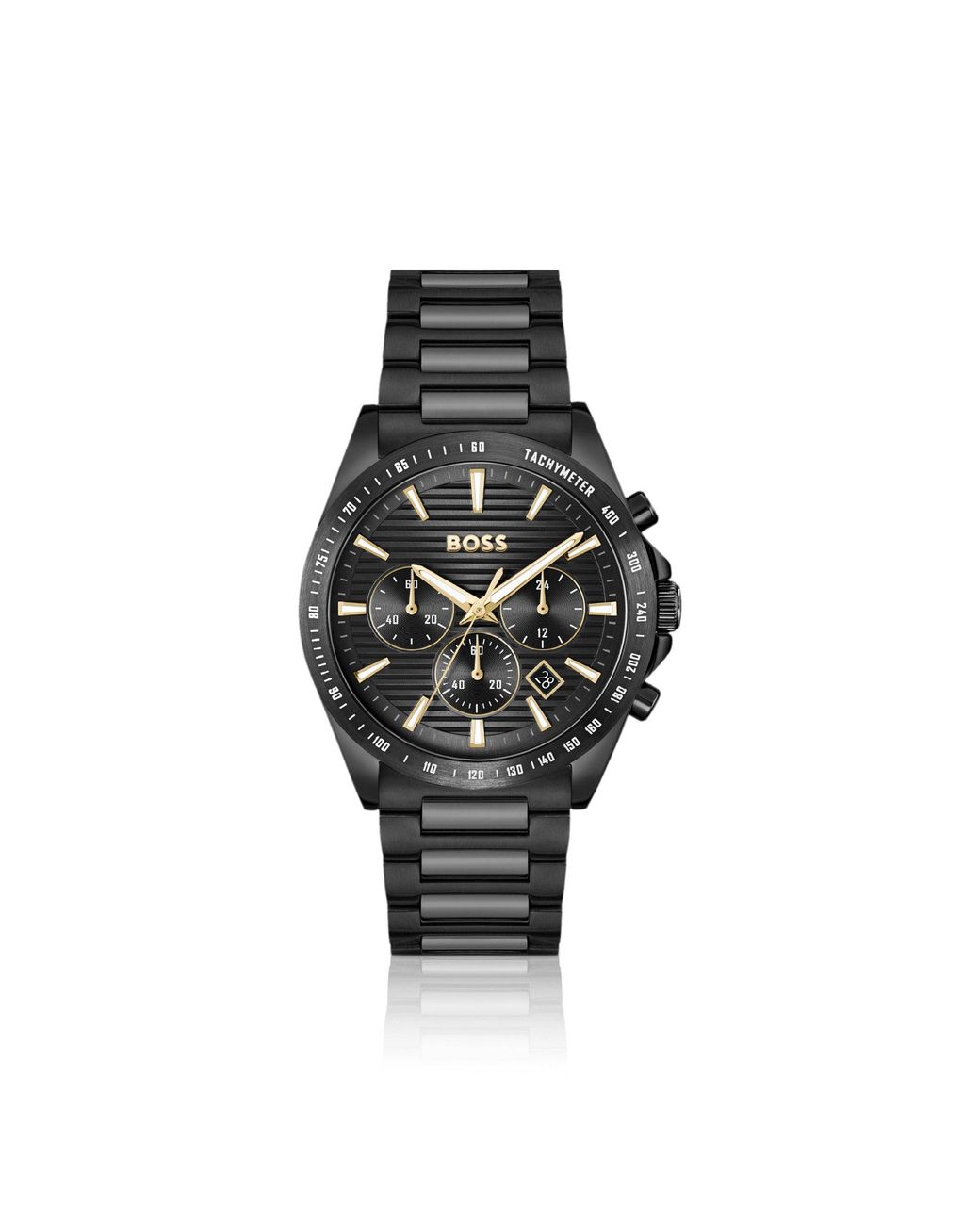 Boss Black Strike-Plated Watch for men