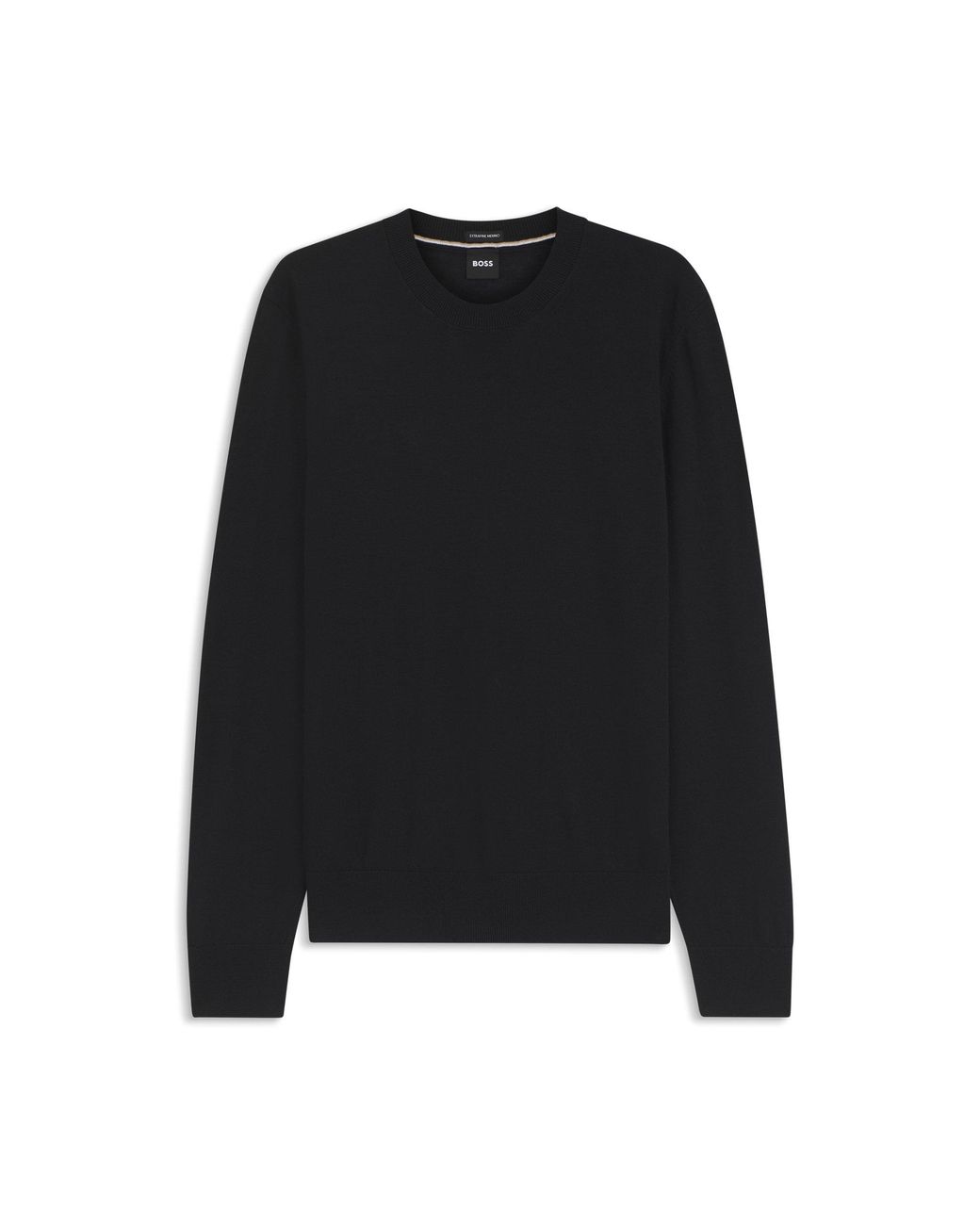 Boss Black Merino-Wool Sweater for men
