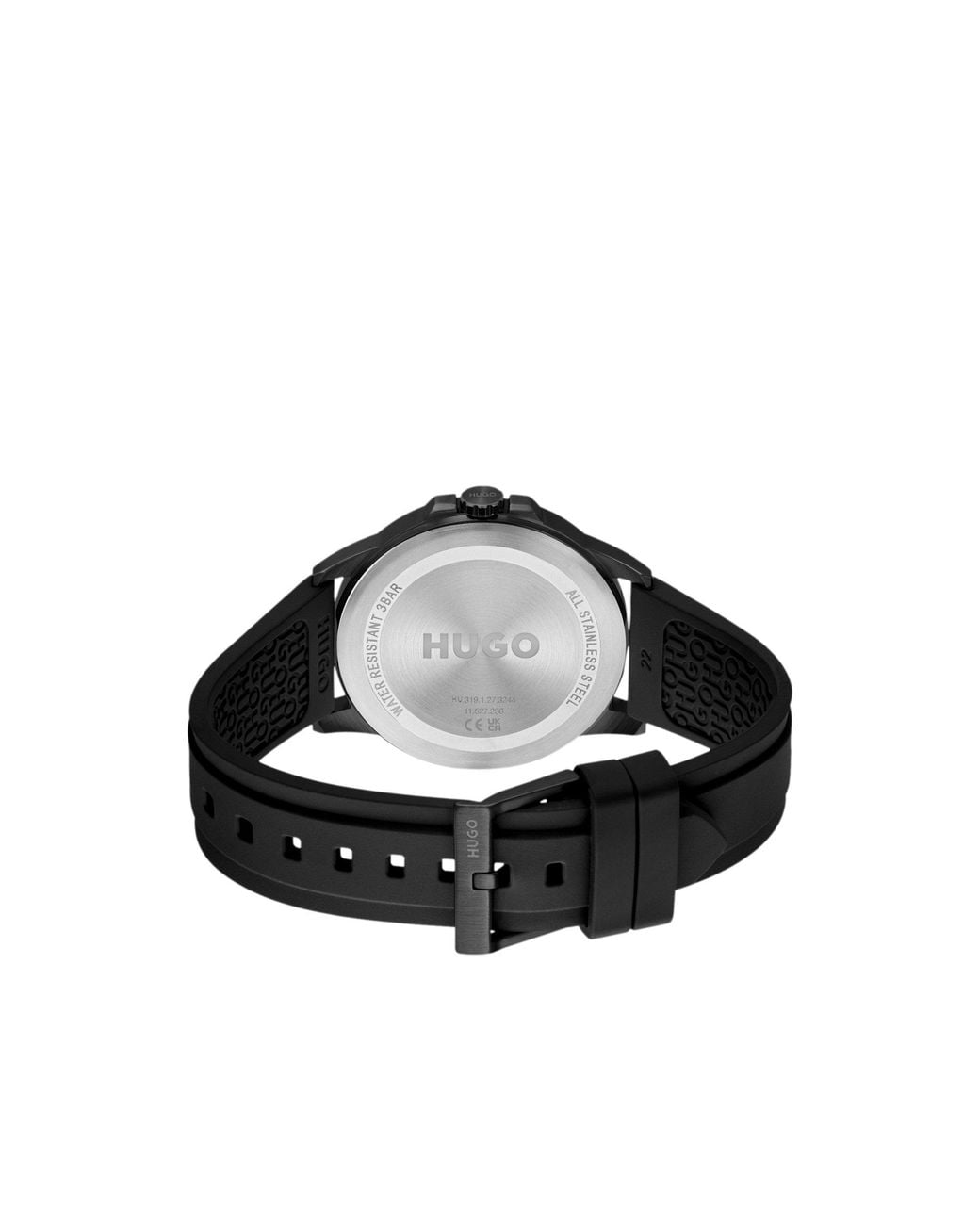 HUGO Black #First-Steel Watch for men