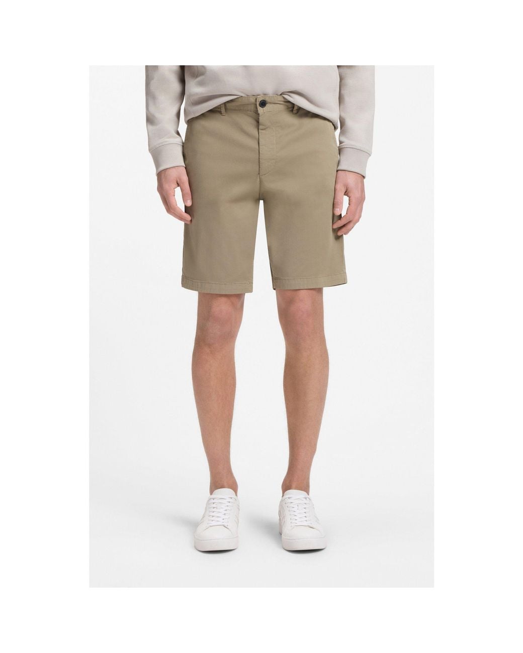 Boss Natural Slim-Fit Shorts for men