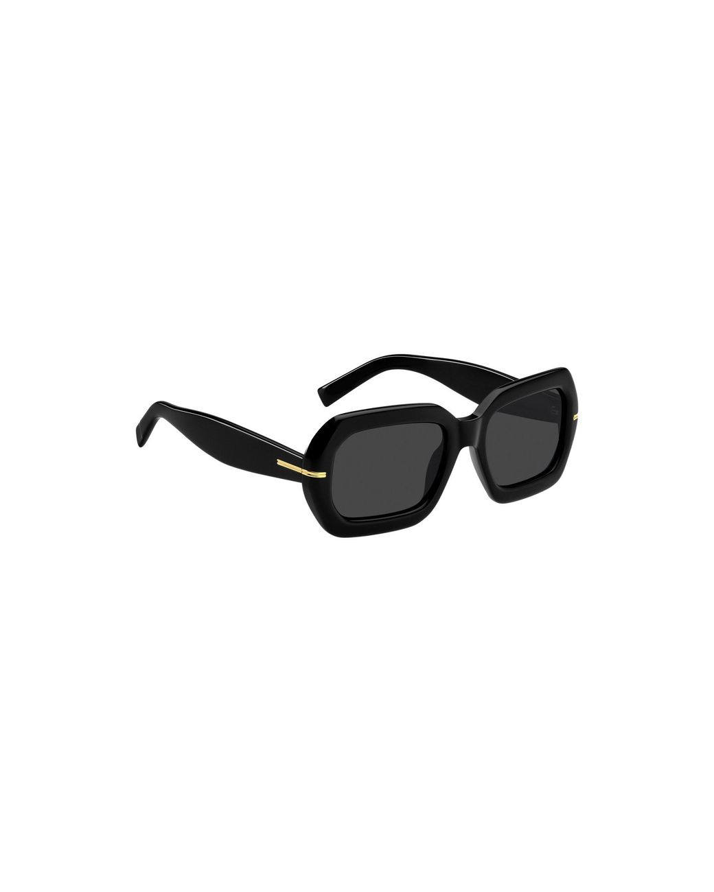 Boss Black Acetate Sunglasses With-Tone Hinges