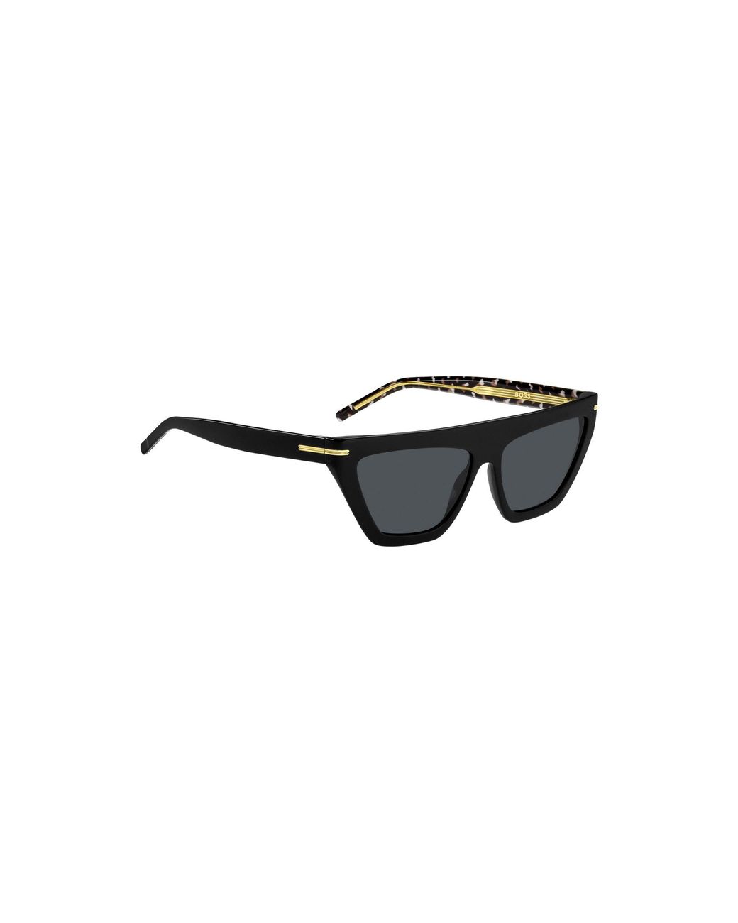 Boss Black Acetate Sunglasses With-Tone Details