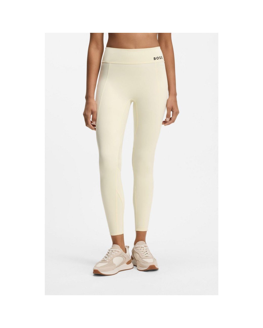 Boss Natural Active Performance-Stretch Leggings With Moisture Management