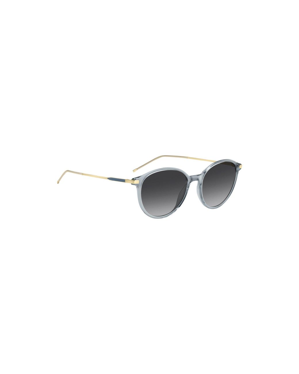 Boss Blue Sunglasses With-Tone Temples