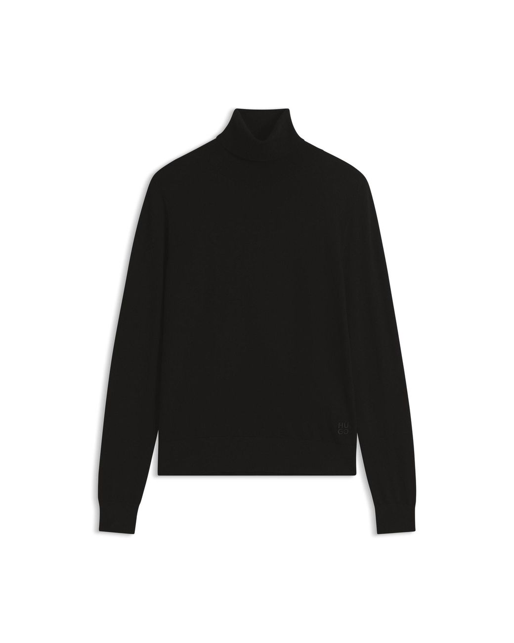 HUGO Black Rollneck Sweater