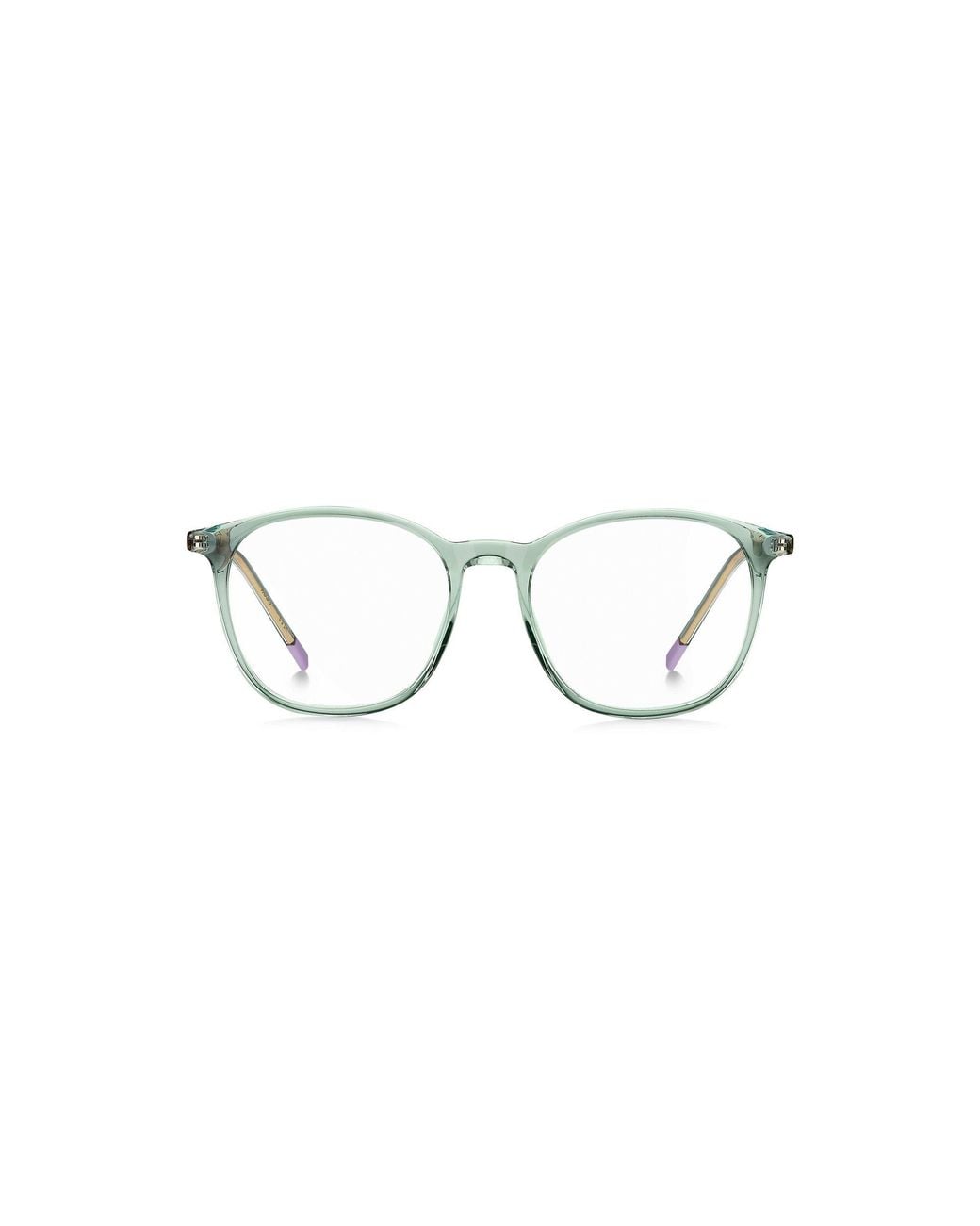 HUGO Metallic Aqua-Acetate Optical Frames With-Tone Temples
