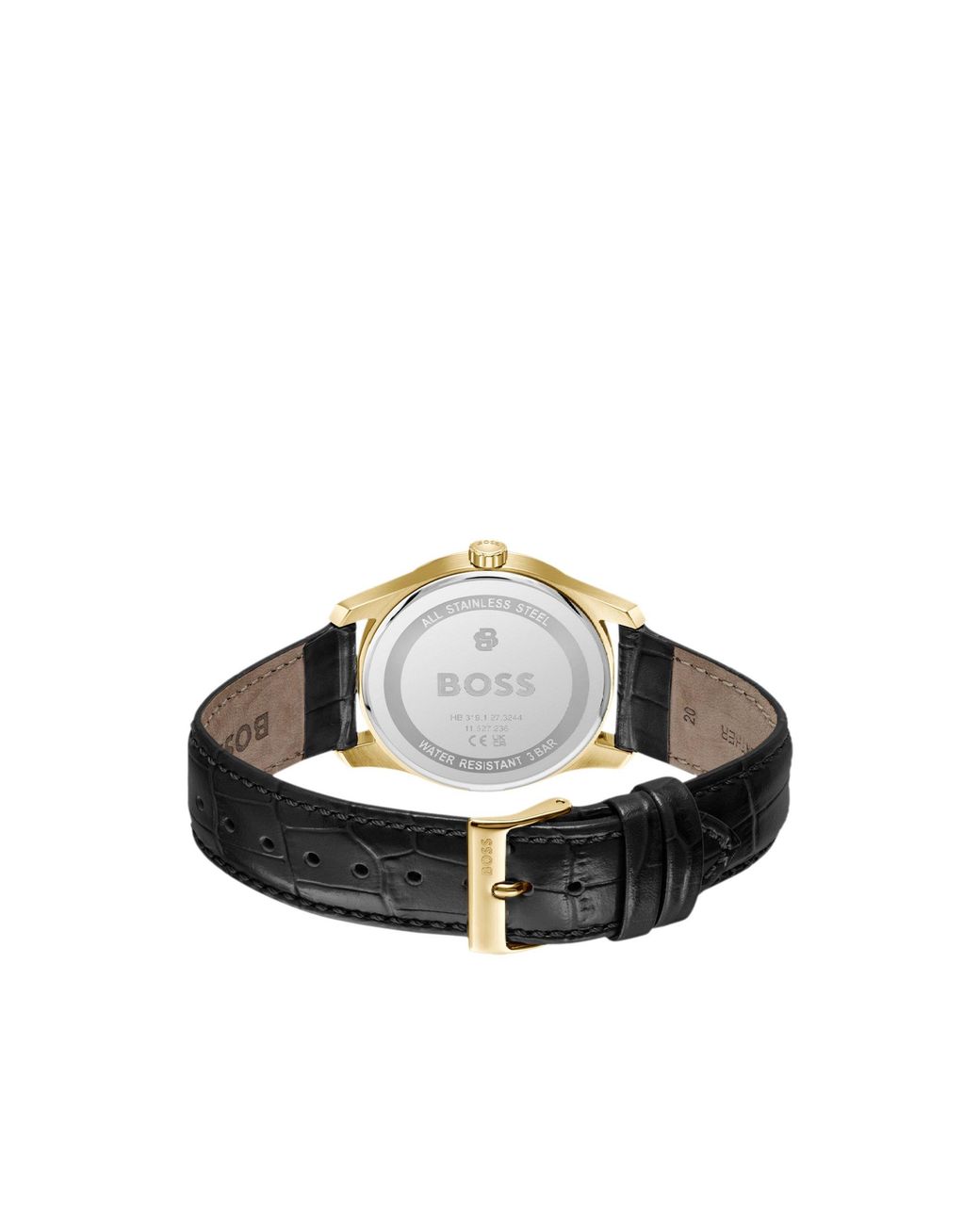 Boss Black Principle Prestige Watch With Textured Dial for men