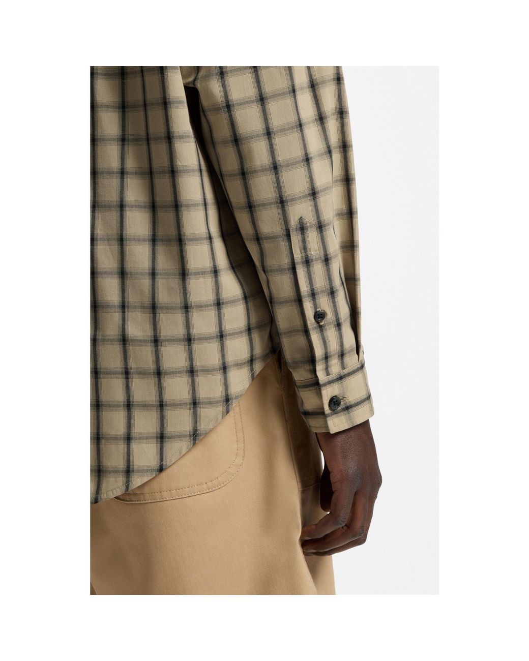 HUGO Metallic Oversized-Fit Shirt for men