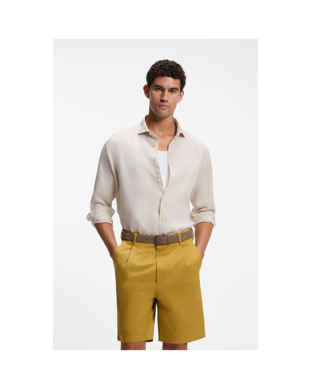 Boss Natural Regular-Fit Shirt for men